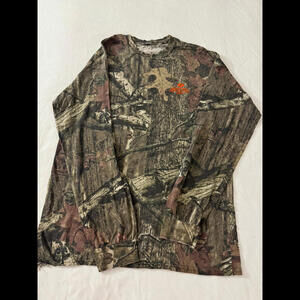 MOSSY OAK Break-Up Infinity Men's Crewneck Long Sleeve Camo T-Shirt Chest 36"